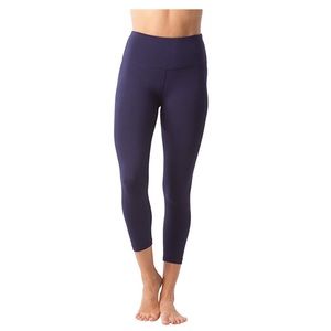 NWT 90 Degree By Reflex High Waisted Leggings Navy